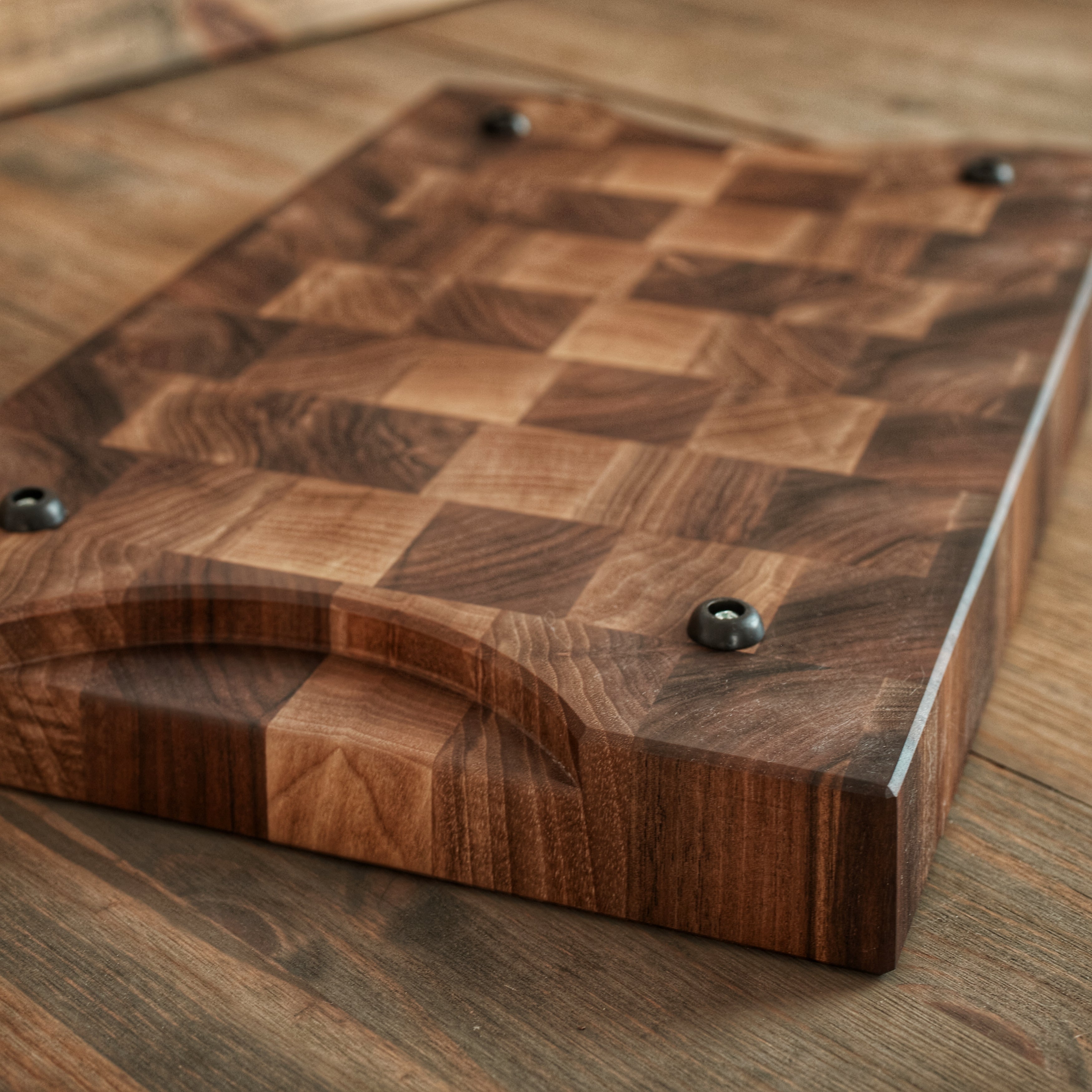 Personalized Walnut End Grain Cutting Board