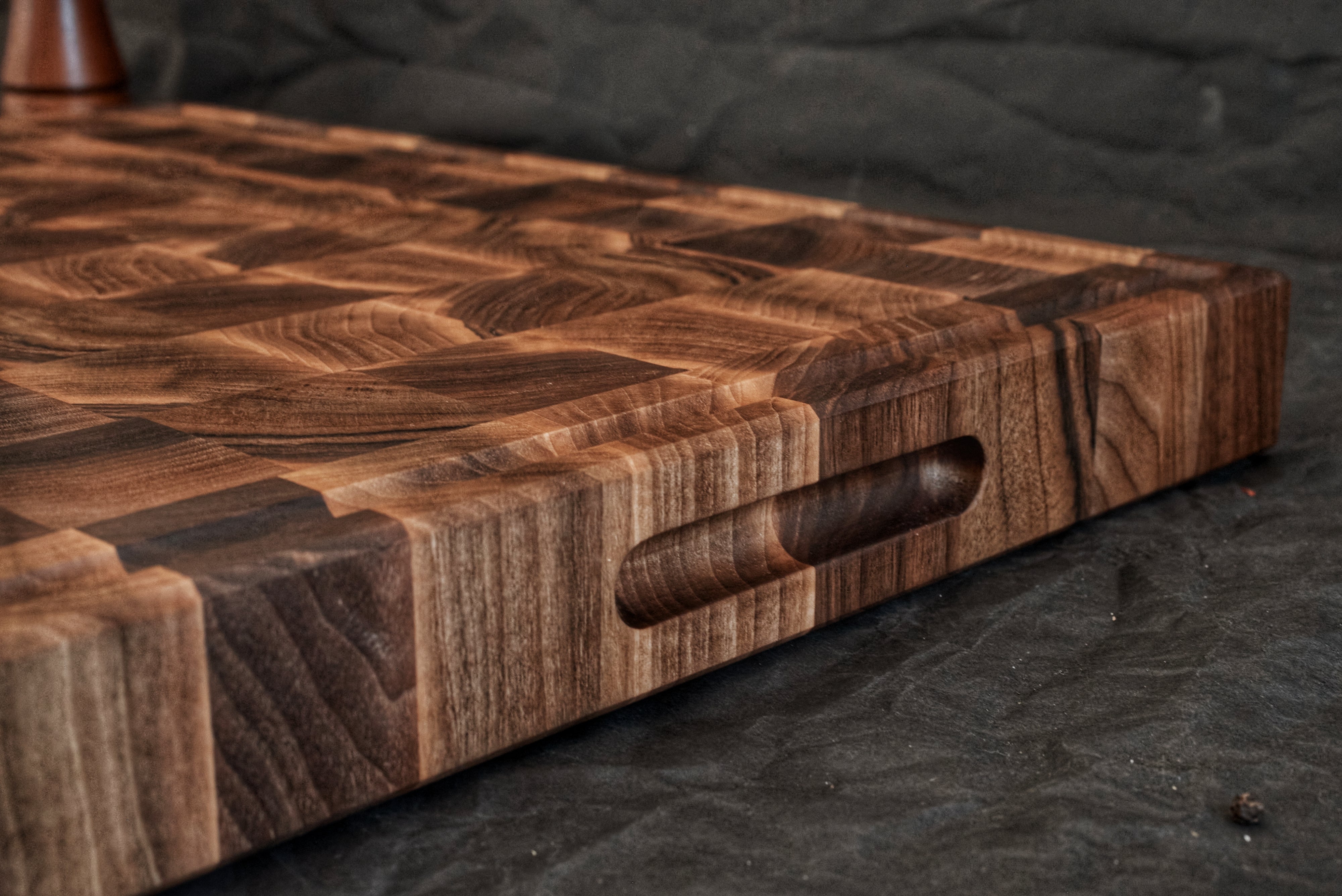 Personalized Double-sided Walnut End Grain Cutting Board