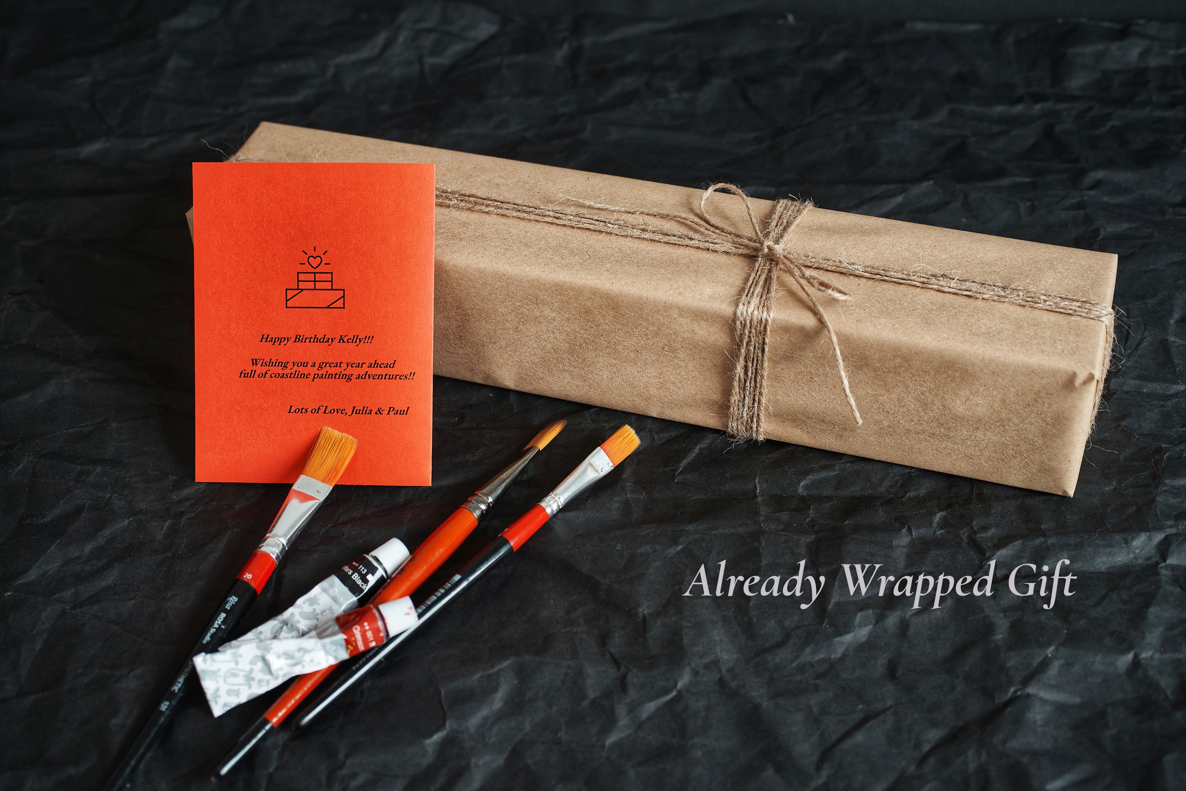 Personalized Paint Brush Holder |  Handmade Wooden Gift for Artists & Painters