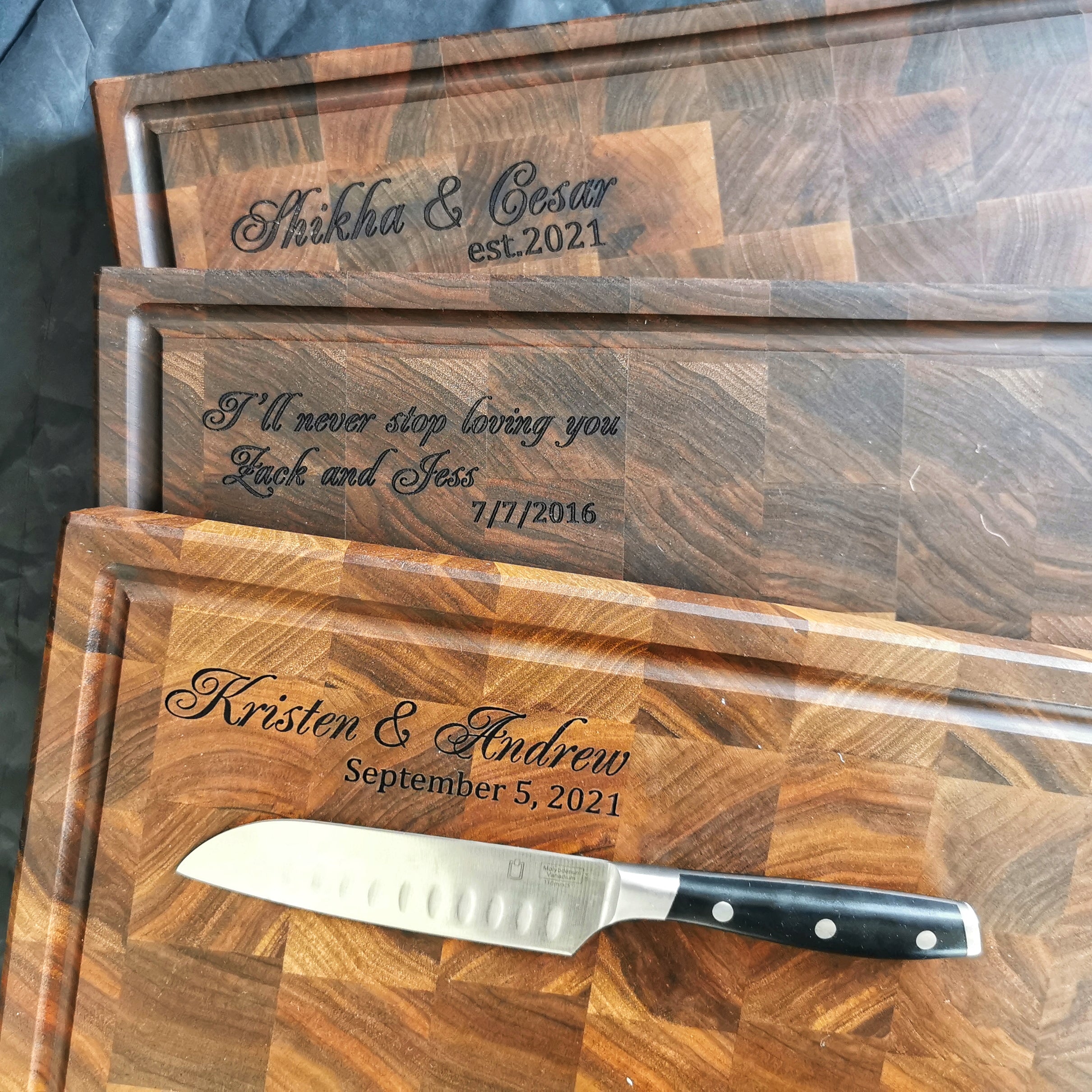 Personalized Walnut Cutting Board