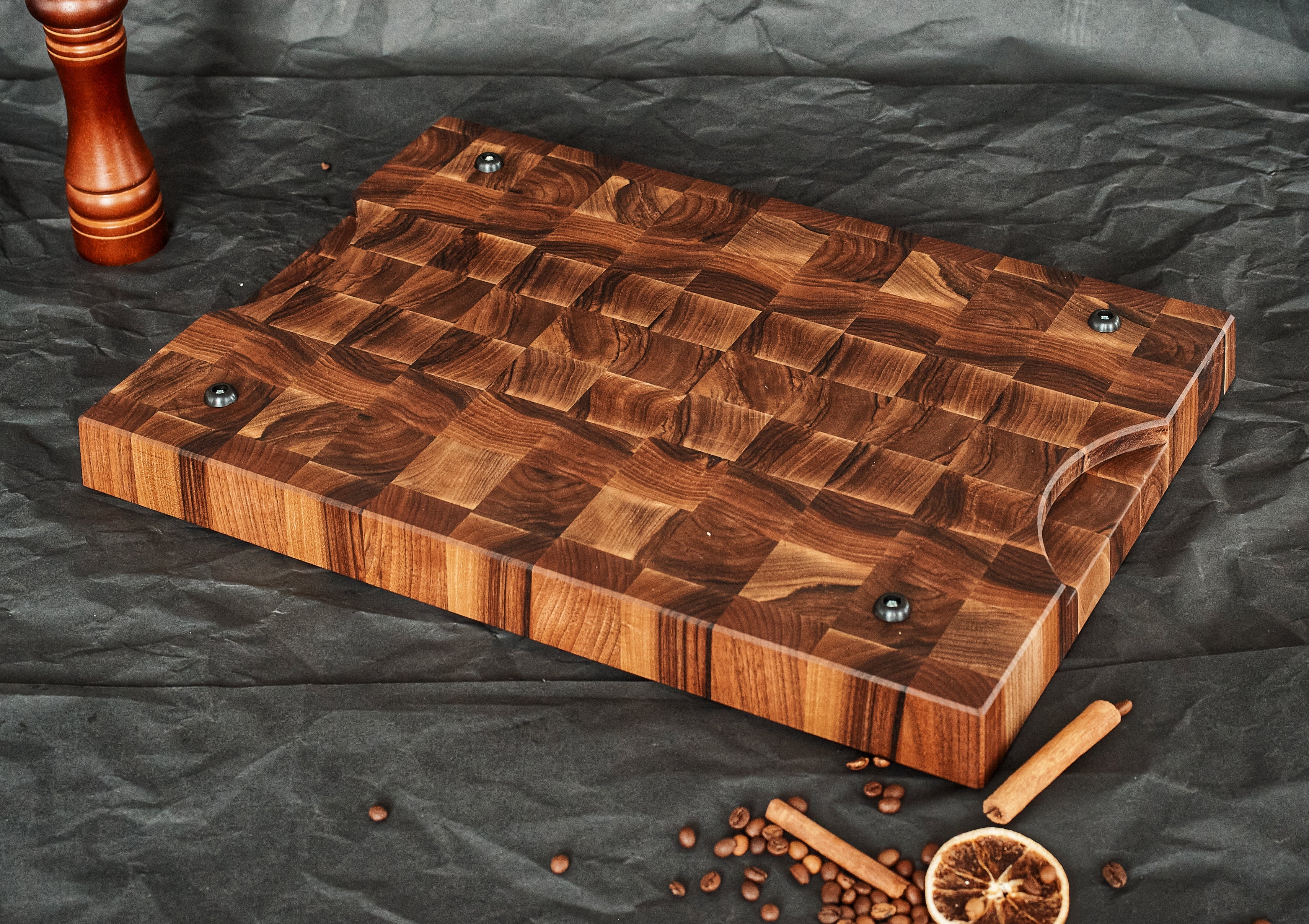 Personalized Walnut  End Grain Cutting Board