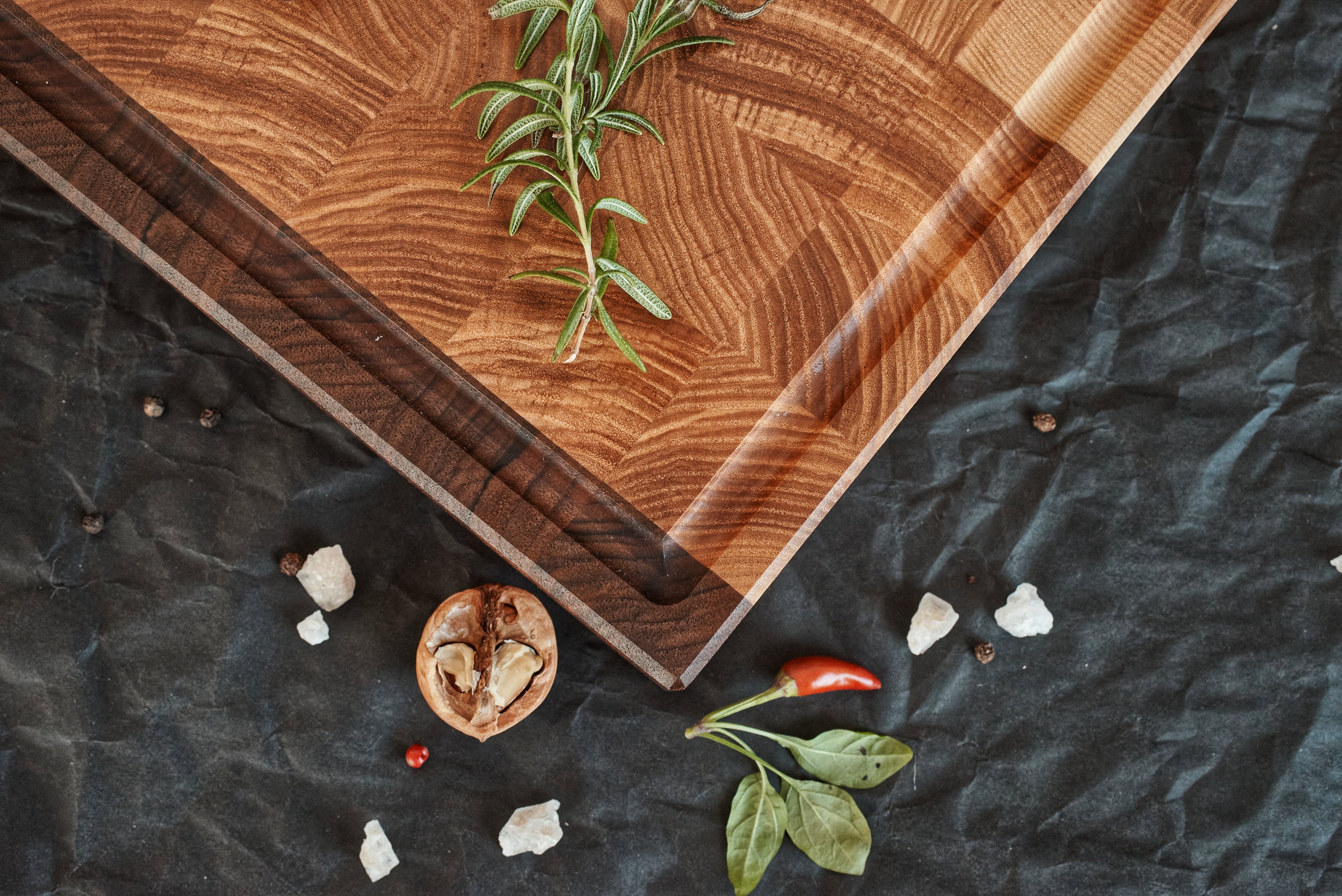 Personalized Double-sided Walnut and Cherry End Grain Cutting Board