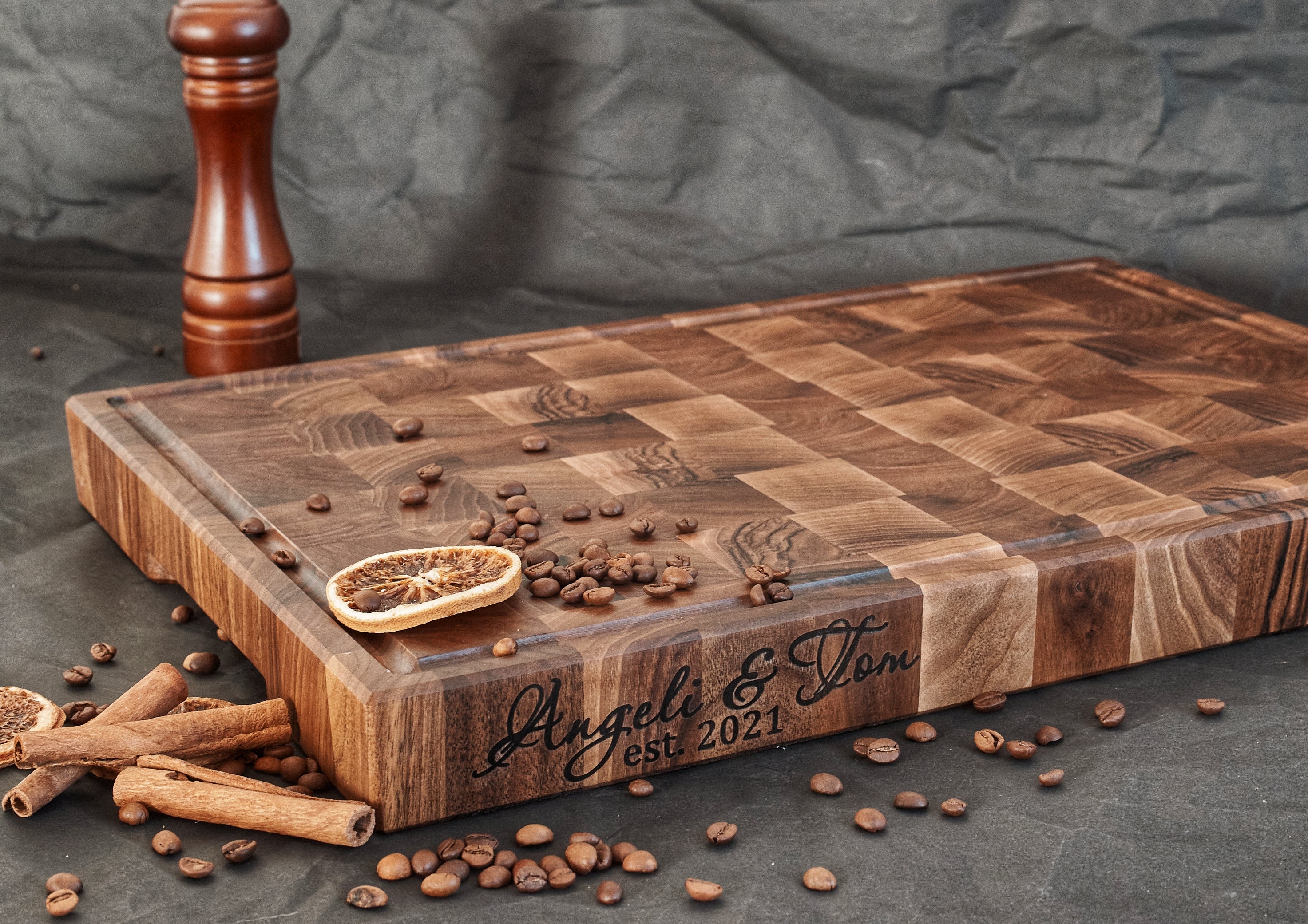 Personalized Walnut Cutting Board